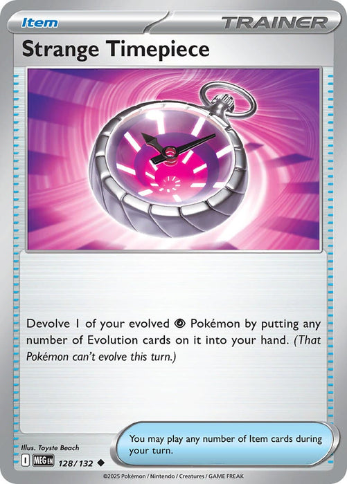 Strange Timepiece (128/132) [Mega Evolution: Base Set] 