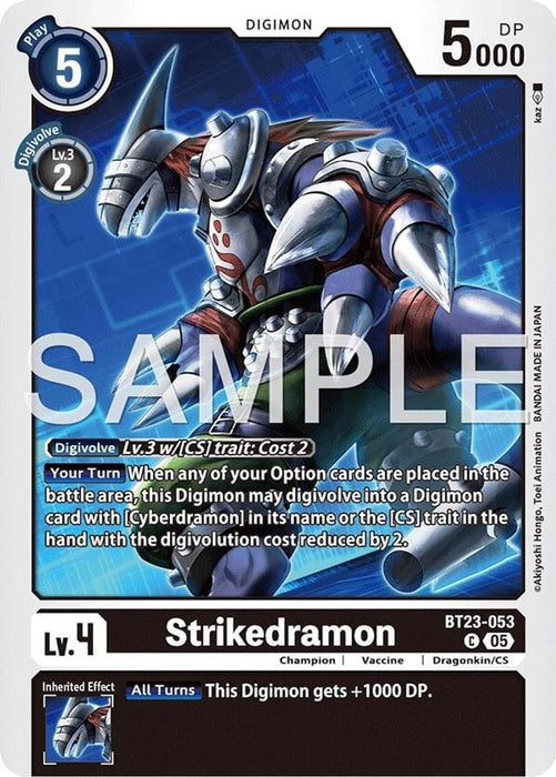 Strikedramon (#BT23-053 C) (Hackers' Slumber) Near Mint 