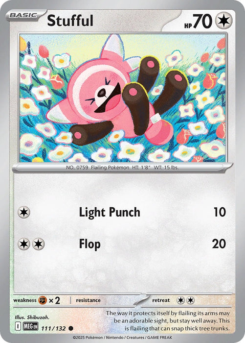 Stufful (111/132) [Mega Evolution: Base Set] 
