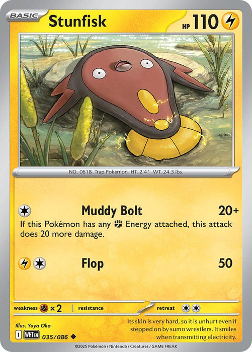 Stunfisk (035/086) [Scarlet & Violet: White Flare] 