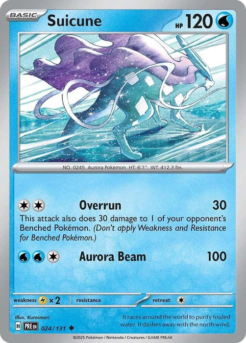 Suicune (024/131) [Scarlet & Violet: Prismatic Evolutions] 
