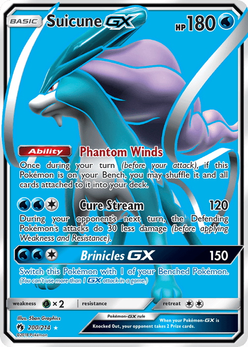 Suicune GX (Full Art) [SM - Lost Thunder] 