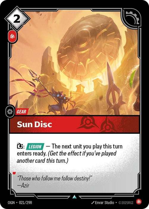 Sun Disc (021/298) 