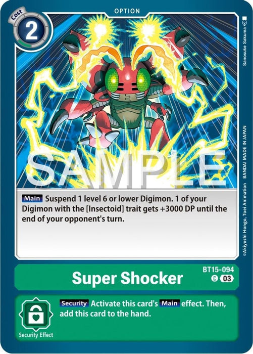 Super Shocker (#BT15-094 C) (Exceed Apocalypse) Near Mint 
