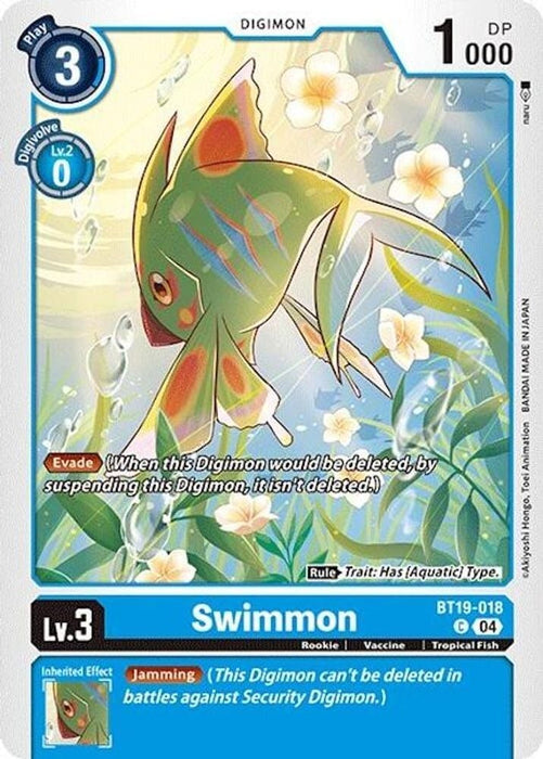 Swimmon (#BT19-018 C) (Release Special Booster 2.0) Near Mint 