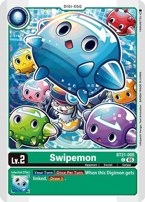 Swipemon (#BT21-005 C) (World Convergence) Near Mint 