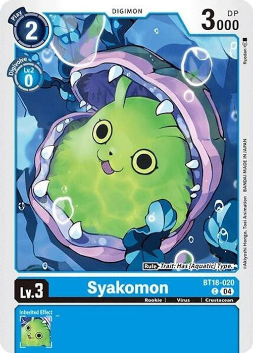 Syakomon (#BT18-020 C) (Release Special Booster 2.0) Near Mint 