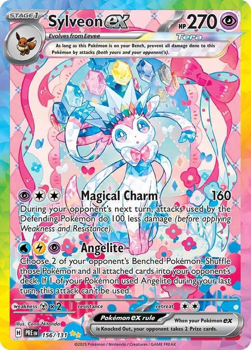 Sylveon ex (156/131) [Scarlet & Violet: Prismatic Evolutions] 