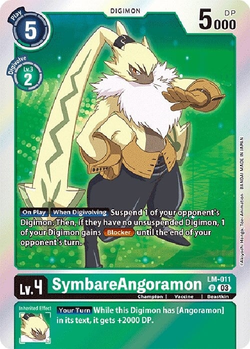 SymbareAngoramon (English Exclusive) (LM-011 U) 