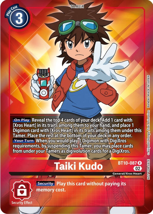 Taiki Kudo (Box Topper) (BT10-087 R) 