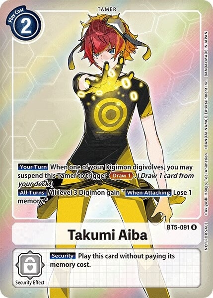 Takumi Aiba (Box Topper) (BT5-091 R) 