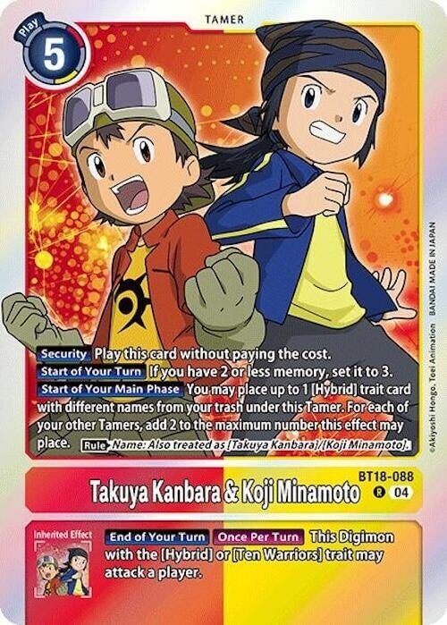 Takuya Kanbara & Koji Minamoto (BT18-088 R) 