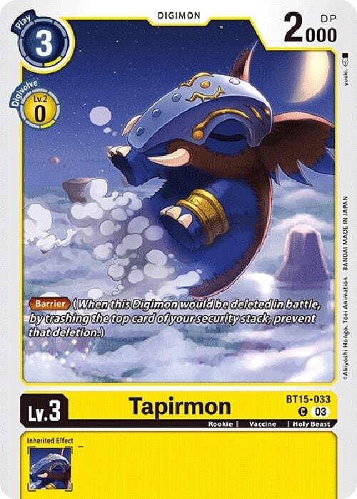 Tapirmon (BT15-033 C) 