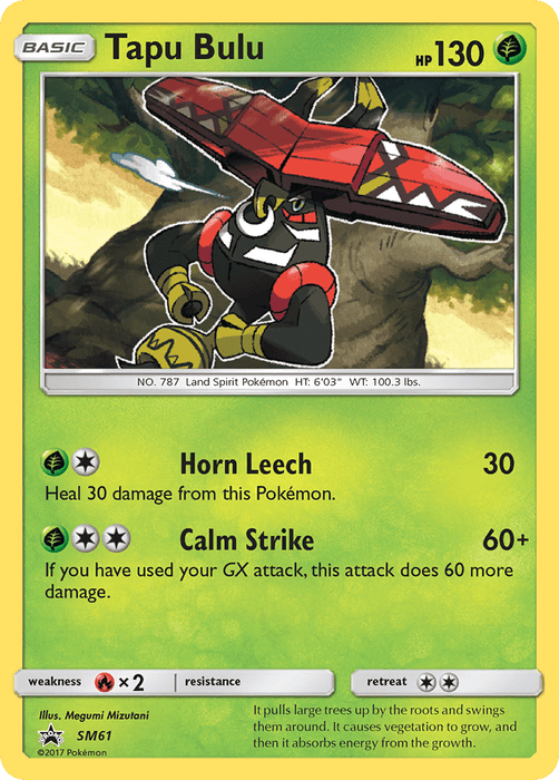 Tapu Bulu (SM61) [Sun & Moon: Black Star Promos] 