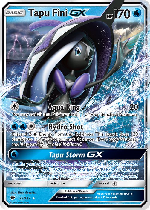 Tapu Fini GX [SM - Burning Shadows] 