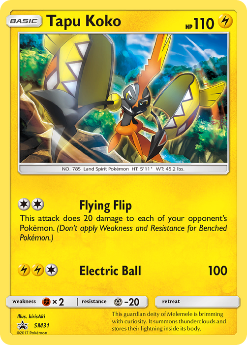 Tapu Koko (SM31) [Sun & Moon: Black Star Promos] 