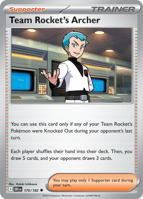 Team Rocket's Archer (170/182) [Scarlet & Violet: Destined Rivals] 