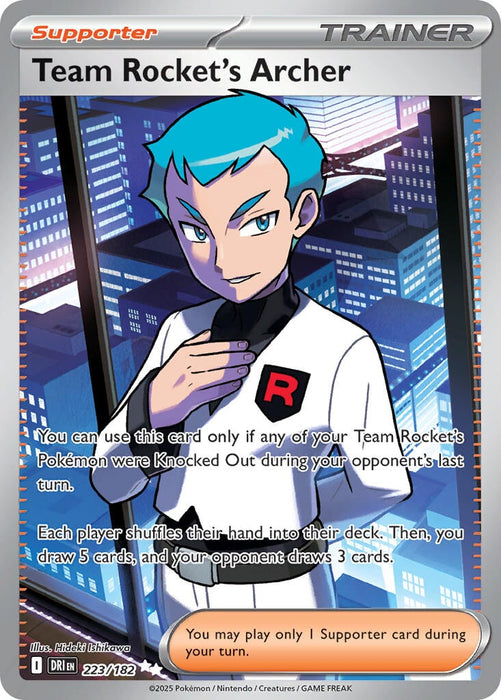 Team Rocket's Archer (223/182) [Scarlet & Violet: Destined Rivals] 