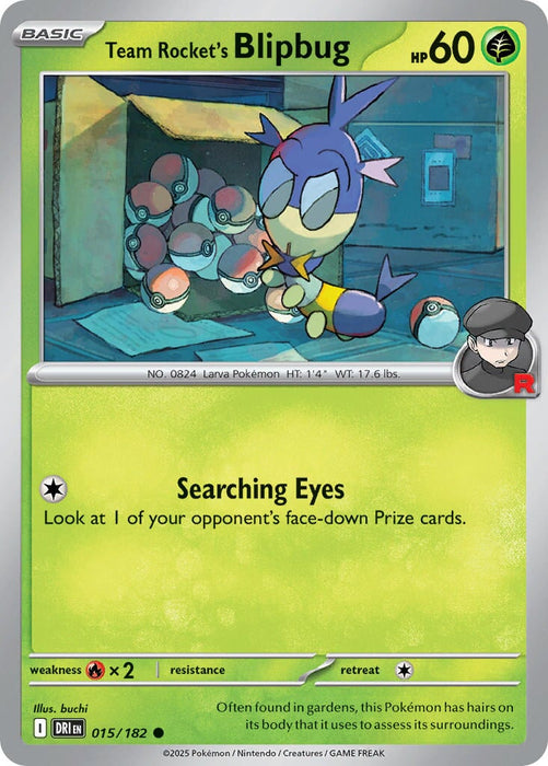 Team Rocket's Blipbug (015/182) [Scarlet & Violet: Destined Rivals] 