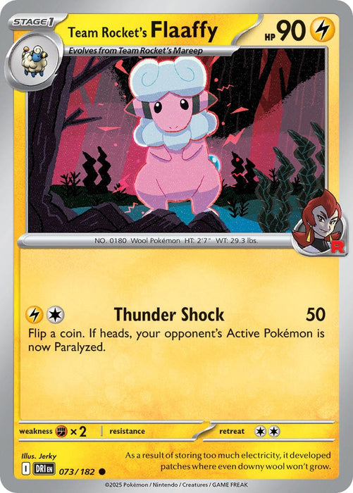 Team Rocket's Flaaffy (073/182) [Scarlet & Violet: Destined Rivals] 