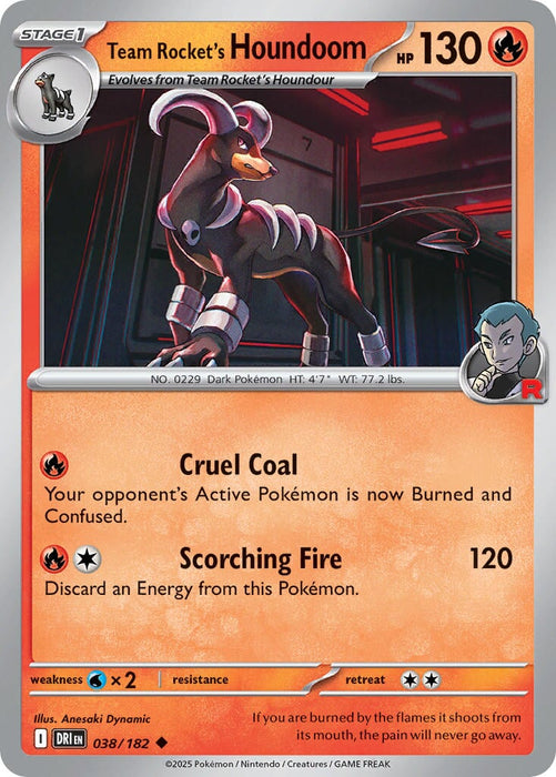 Team Rocket's Houndoom (038/182) [Scarlet & Violet: Destined Rivals] 