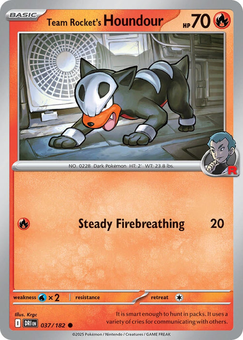 Team Rocket's Houndour (037/182) [Scarlet & Violet: Destined Rivals] 