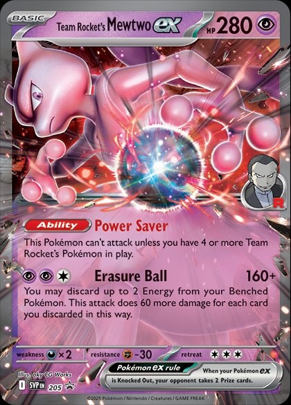 Team Rocket's Mewtwo ex (205) [Scarlet & Violet: Black Star Promos] 