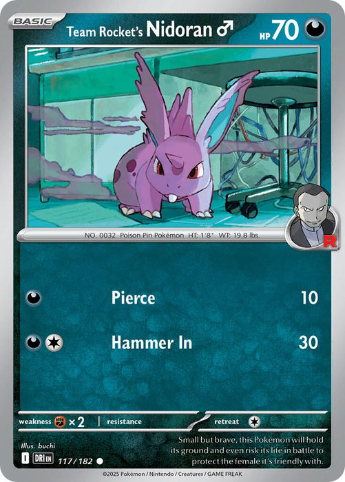 Team Rocket's Nidorand (117/182) [Scarlet & Violet: Destined Rivals] 