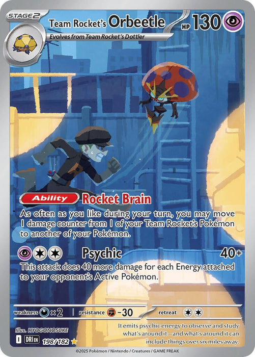 Team Rocket's Orbeetle (198/182) [Scarlet & Violet: Destined Rivals] 