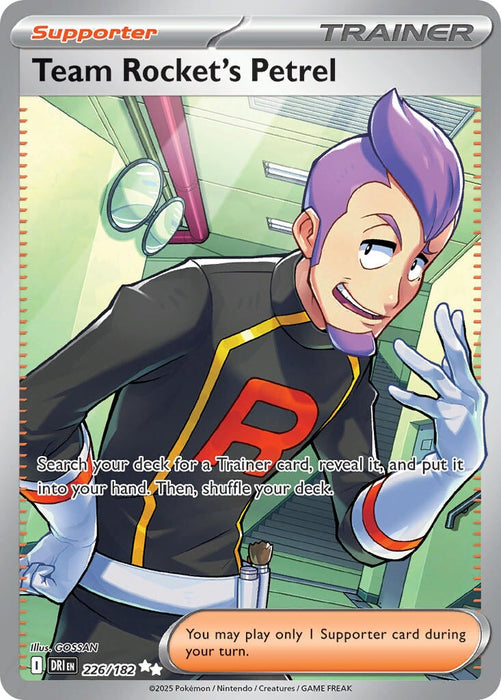 Team Rocket's Petrel (226/182) [Scarlet & Violet: Destined Rivals] 