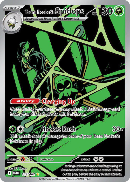 Team Rocket's Spidops (187/182) [Scarlet & Violet: Destined Rivals] 