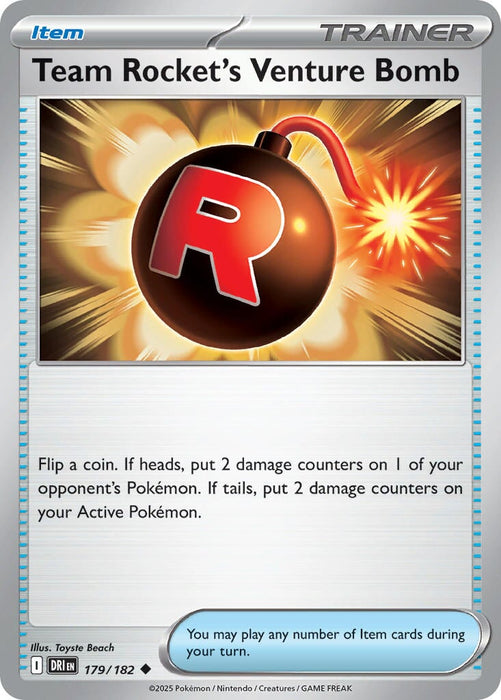 Team Rocket's Venture Bomb (179/182) [Scarlet & Violet: Destined Rivals] 