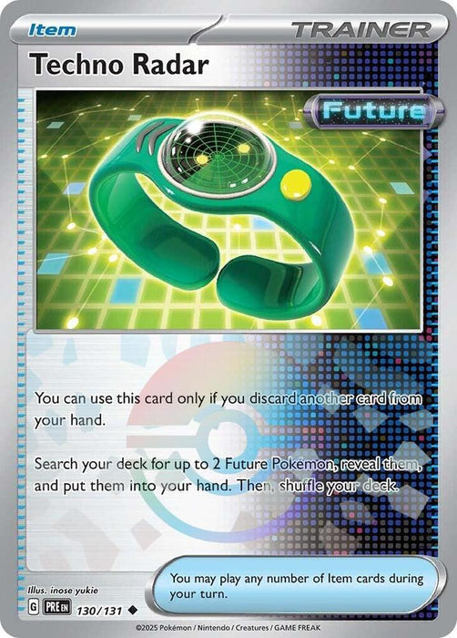 Techno Radar (130/131) (Poke Ball Pattern) [Scarlet & Violet: Prismatic Evolutions] 