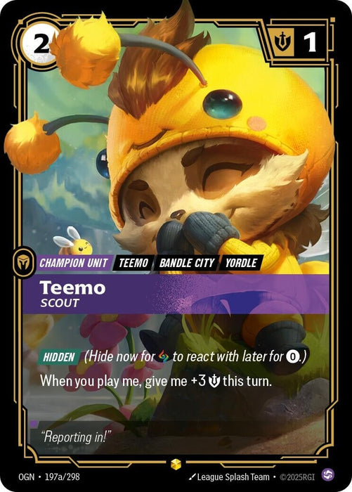 Teemo - Scout (Alternate Art) (197a/298) 