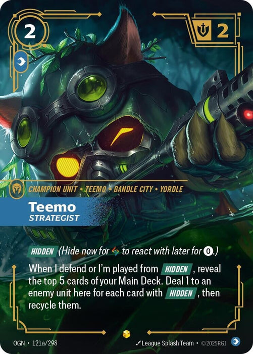 Teemo - Strategist (Alternate Art) (121a/298) 