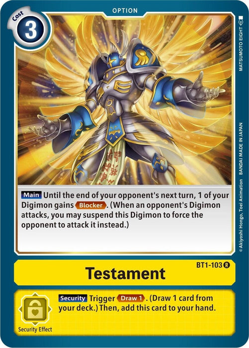 Testament (BT1-103 R) 