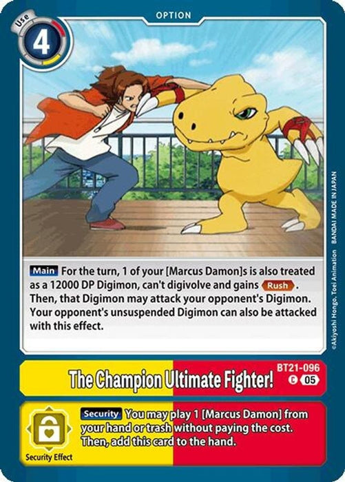 The Champion Ultimate Fighter (#BT21-096 C) (World Convergence) Near Mint 
