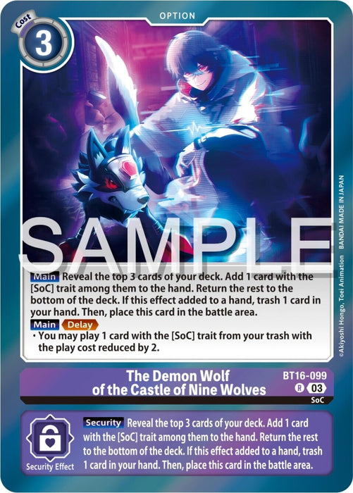 The Demon Wolf of the Castle of Nine Wolves (BT16-099 R) 