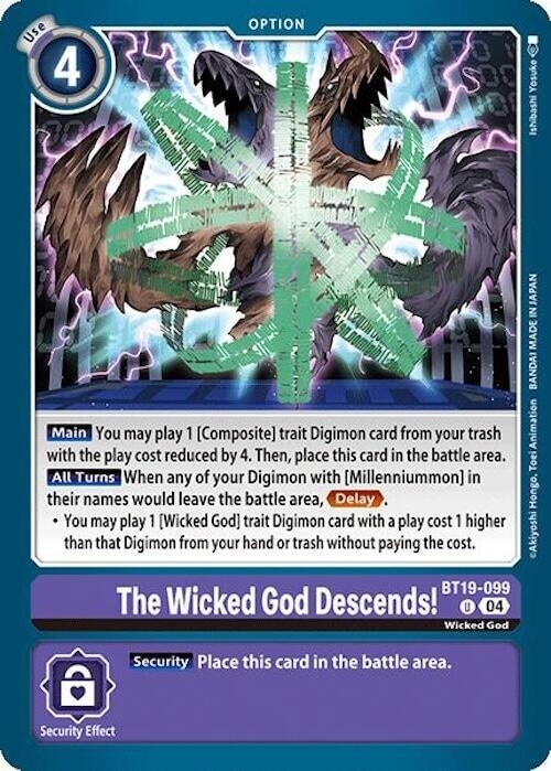 The Wicked God Descends! (BT19-099 U) 