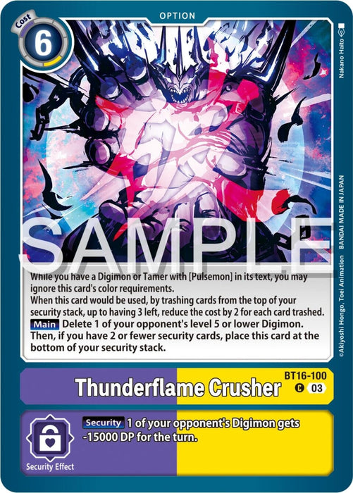 Thunderflame Crusher (BT16-100 C) 