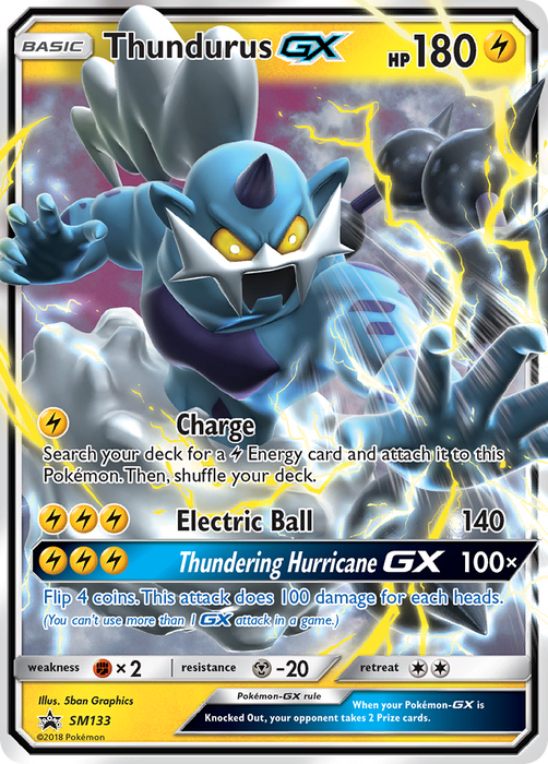 Thundurus GX (SM133) [Sun & Moon: Black Star Promos] 