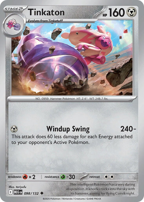 Tinkaton (098/132) [Mega Evolution: Base Set] 