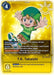 T.K. Takaishi (Box Topper) (#BT1-087 R) (Release Special Booster 1.0) Near Mint Foil 