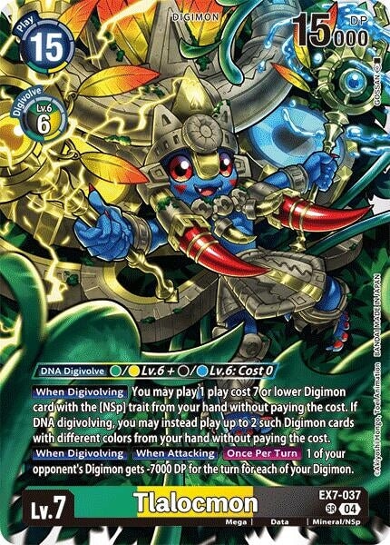 Tlalocmon (EX7-037 SR) 
