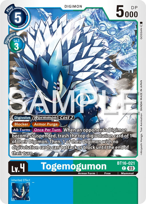 Togemogumon (BT16-021 C) 