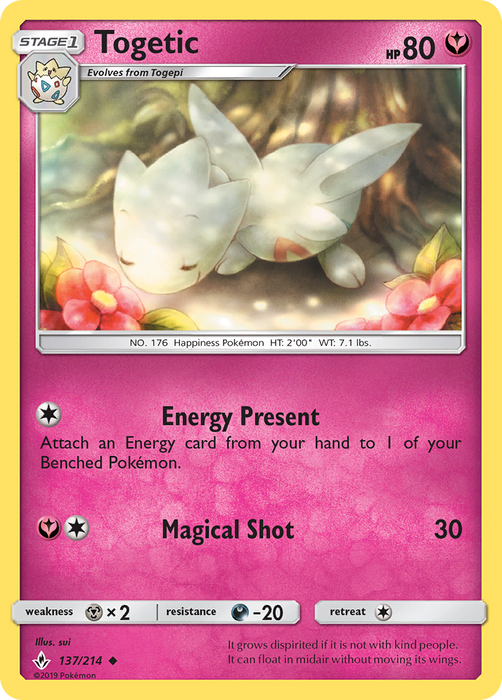 Togetic (137/214) [Sun & Moon: Unbroken Bonds] 