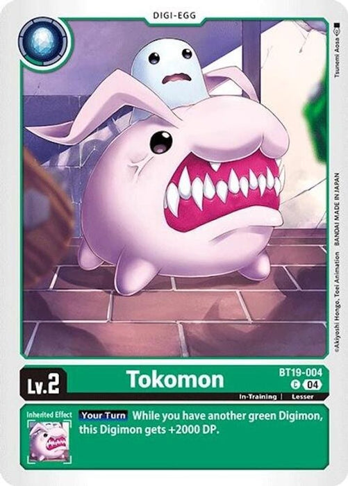 Tokomon (#BT19-004 C) (Release Special Booster 2.0) Near Mint 