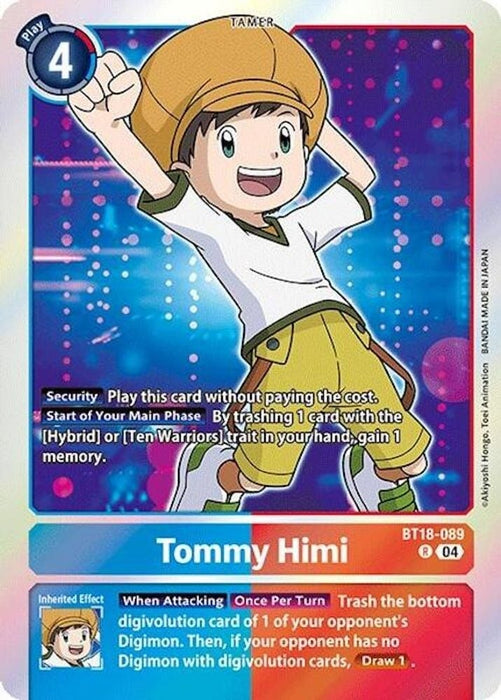 Tommy Himi (#BT18-089 R) (Release Special Booster 2.0) Near Mint Foil 
