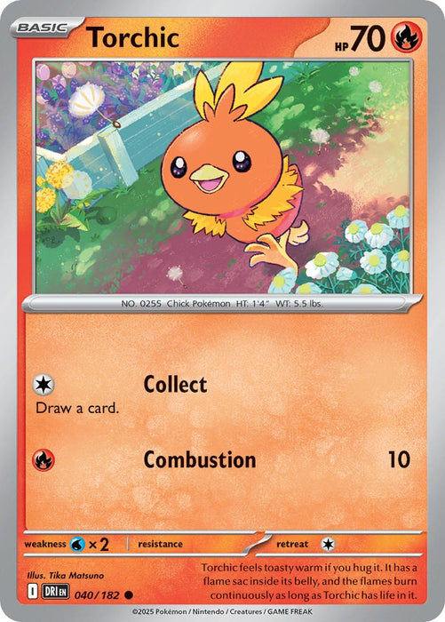 Torchic (040/182) [Scarlet & Violet: Destined Rivals] 
