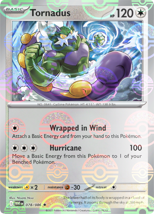 Tornadus (078/086) (Poke Ball Pattern) [Scarlet & Violet: White Flare] 